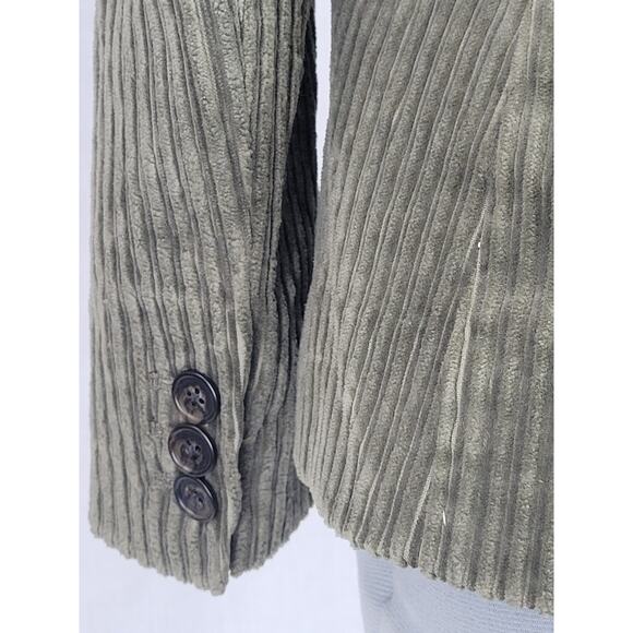 J.Crew Green Corduroy Blazer Jacket Sz 6 - Picture 7 of 10